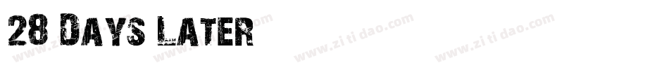 28 Days Later手机版字体转换